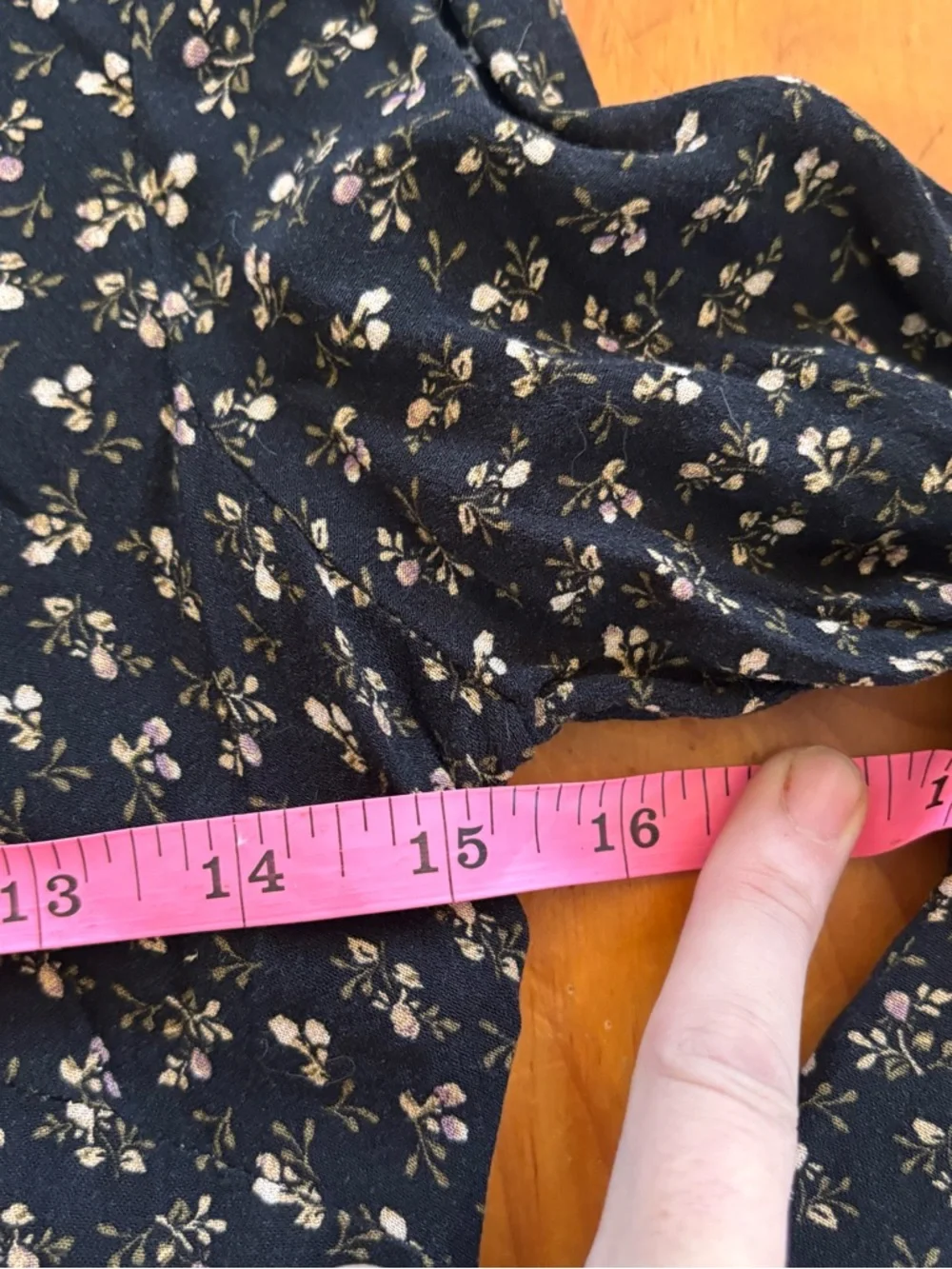 American Eagle Floral Romper Small Boho Long Sleeve